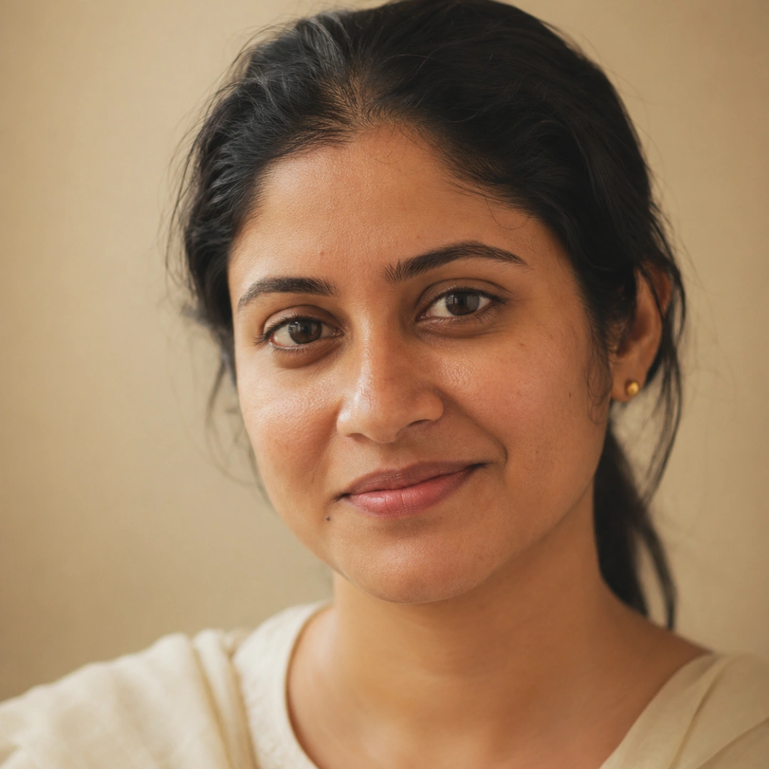 Portrait of Meena K., an Aurelle Fertility patient