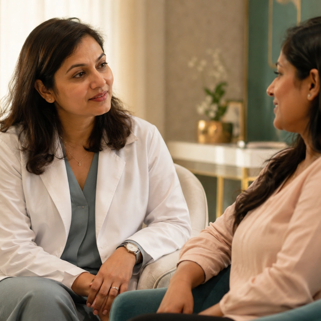 A consultation at Aurelle Skin & Aesthetics